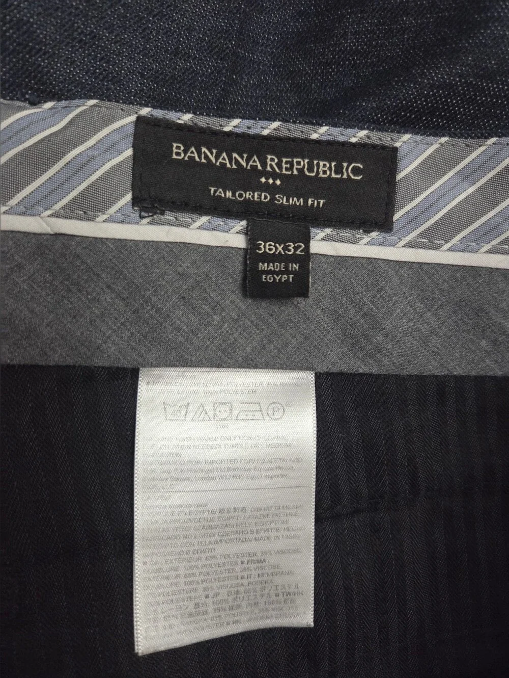 Banana Republic Men's Tailored Slim Fit Trousers